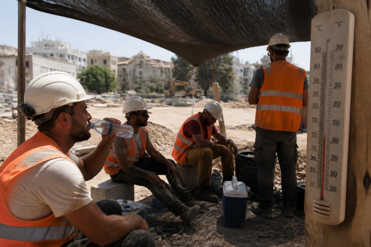 Canicule BTP : l'IA pour alerter vos équipes avant l'alerte rouge